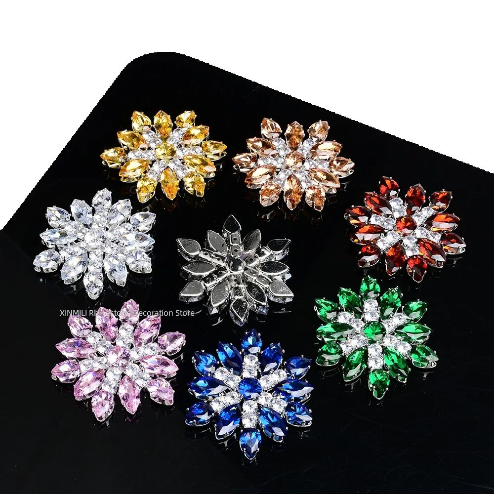 2Pcs Luxury Zircon Crystal Fla - Embellishment Glue Craft recensie en prijs