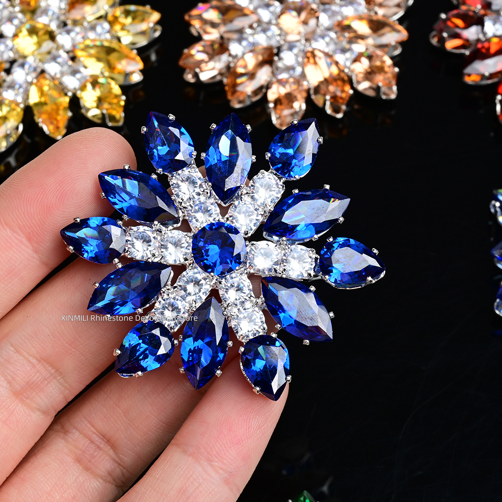 2Pcs Luxury Zircon Crystal Fla - Embellishment Glue Craft recensie en prijs