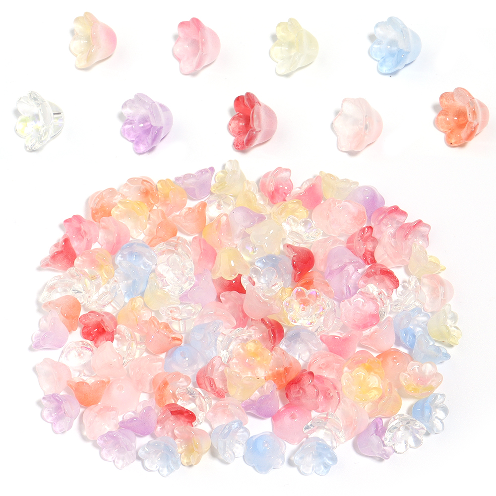 50pcs 12x7.5mm Colorful Lily o - Embellishment Crafts recensie en prijs