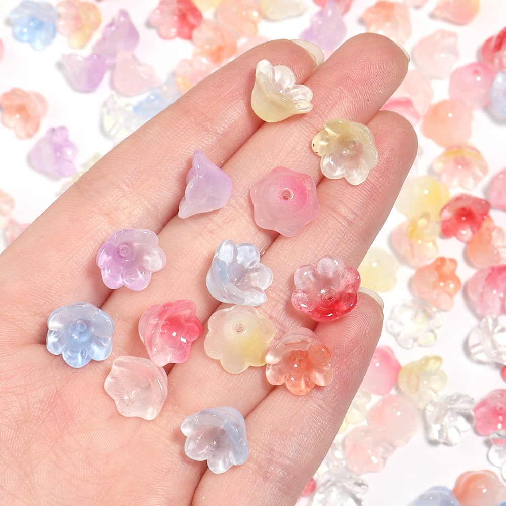 50pcs 12x7.5mm Colorful Lily o - Embellishment Crafts recensie en prijs