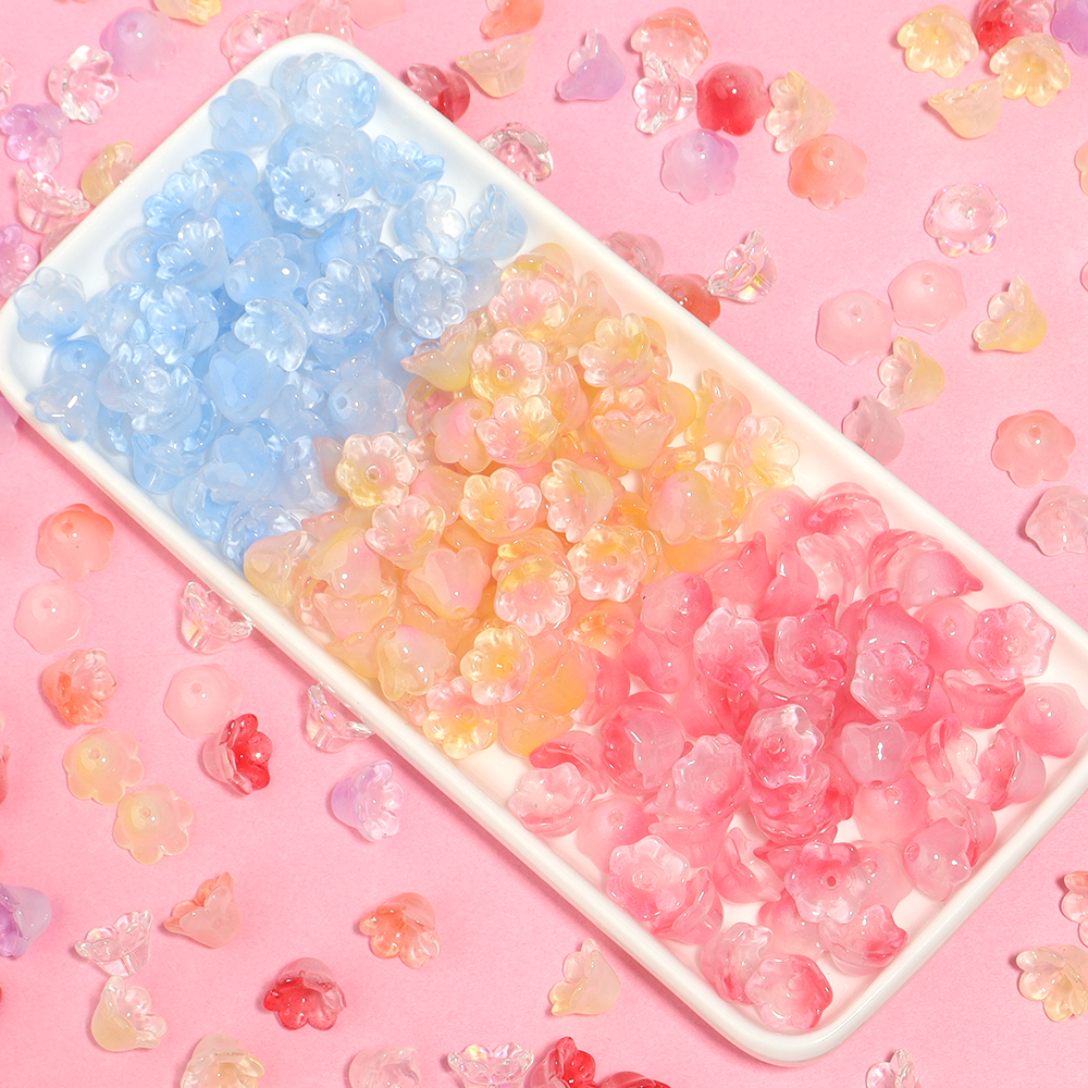 50pcs 12x7.5mm Colorful Lily o - Embellishment Crafts recensie en prijs