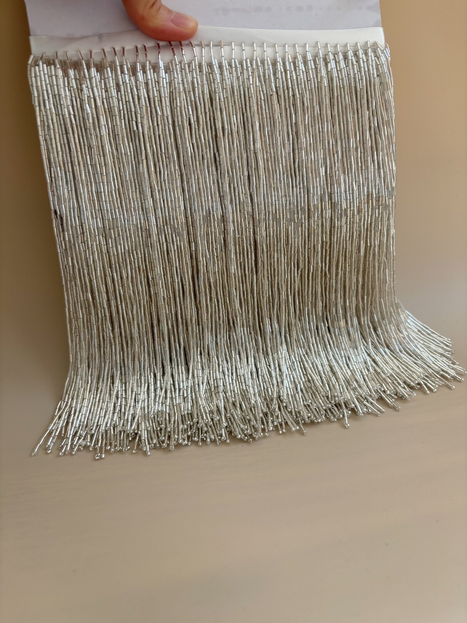 Silver Bead Fringe Trim For Ha - Beaded Trim Fringe recensie en prijs
