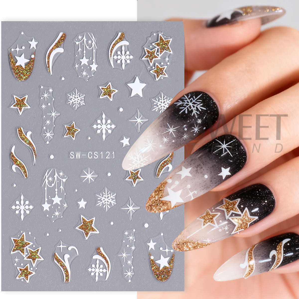 4pcs Winter Cartoon Christmas  - Glitter Vinyl Roll recensie en prijs