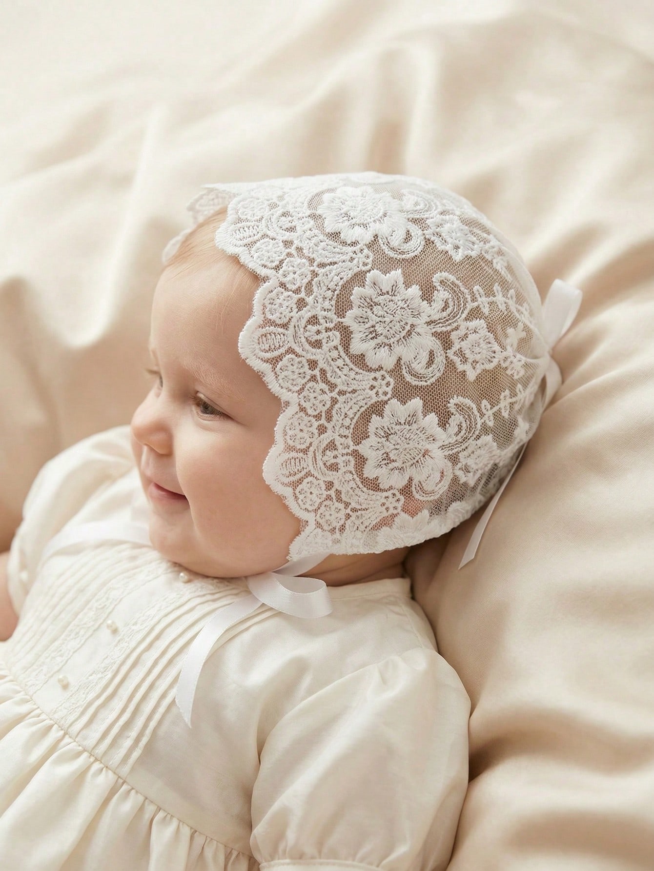 Baby Lace Brim Headband Hat He - Embroidery Embellishments recensie en prijs