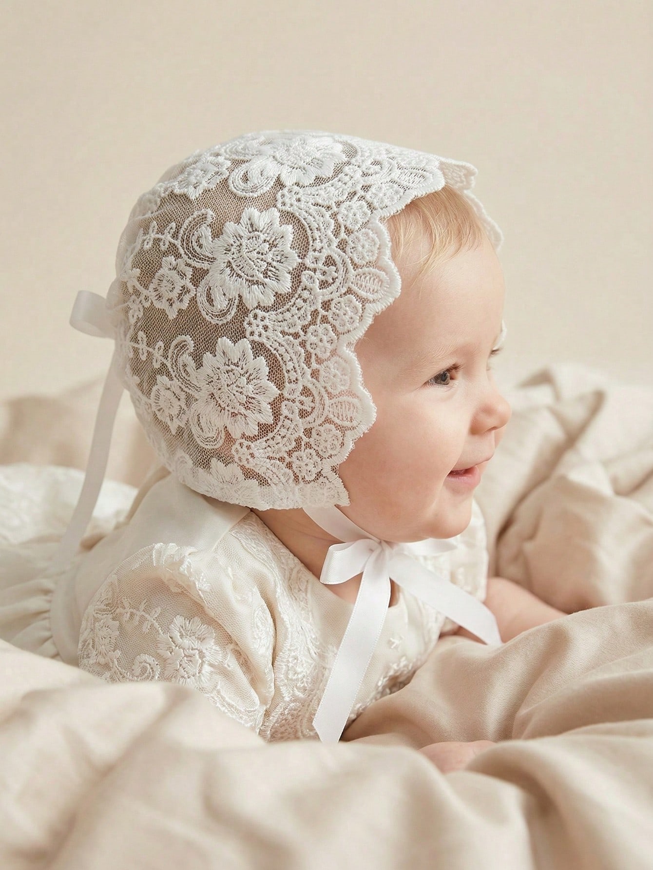 Baby Lace Brim Headband Hat He - Embroidery Embellishments recensie en prijs