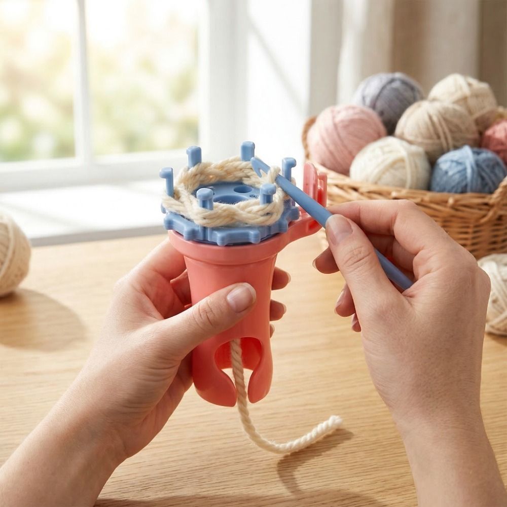 Plastic Spool Knitter Round Sh - Pom Pom Maker Tool recensie en prijs
