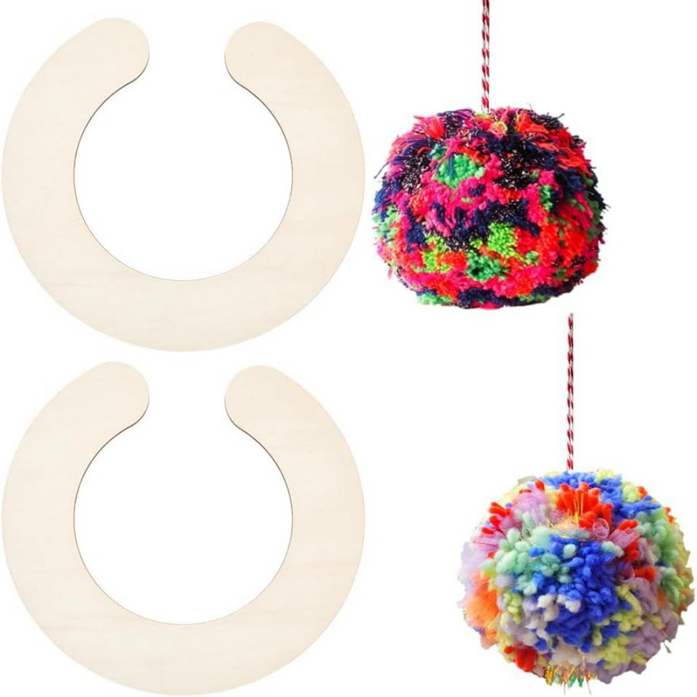2pcs Wooden Pom Pom Maker Set  - Pom Pom Maker Tool recensie en prijs