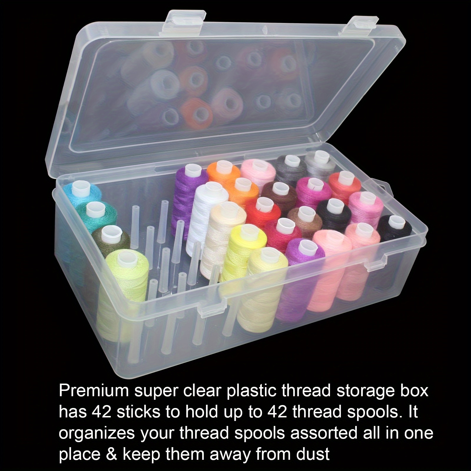 Clear Plastic Sewing Thread St - Craft Embellishment Storage recensie en prijs