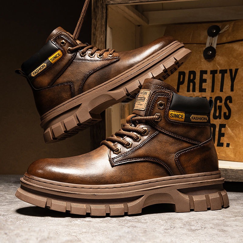 Vintage Men Platform Ankle Boo - Guipure Lace Panel recensie en prijs