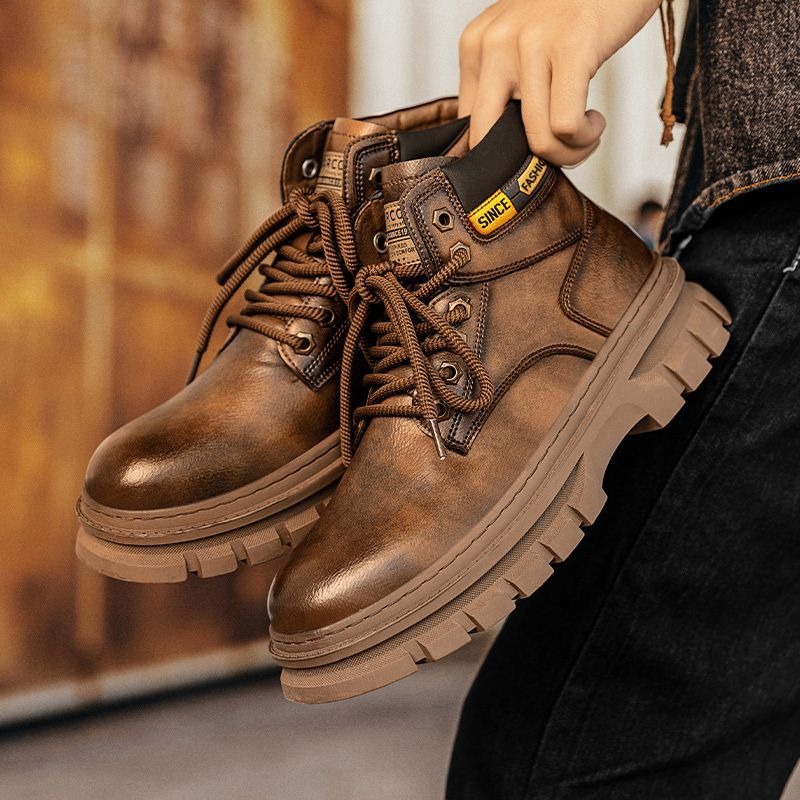 Vintage Men Platform Ankle Boo - Guipure Lace Panel recensie en prijs