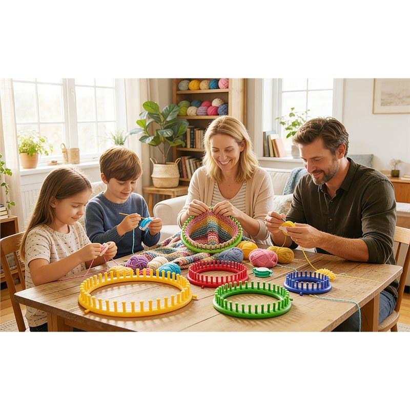 Round Knitting Loom For Hats S - Pom Pom Maker Tool recensie en prijs