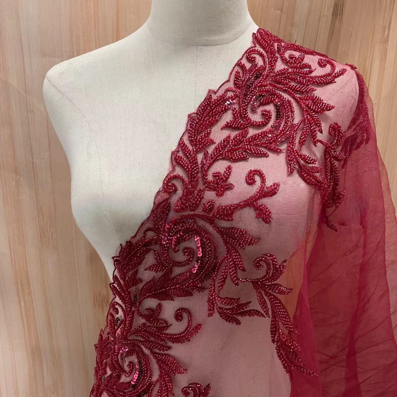 Beaded Embroidery Lace Trim wi - Beaded Trim Fringe recensie en prijs