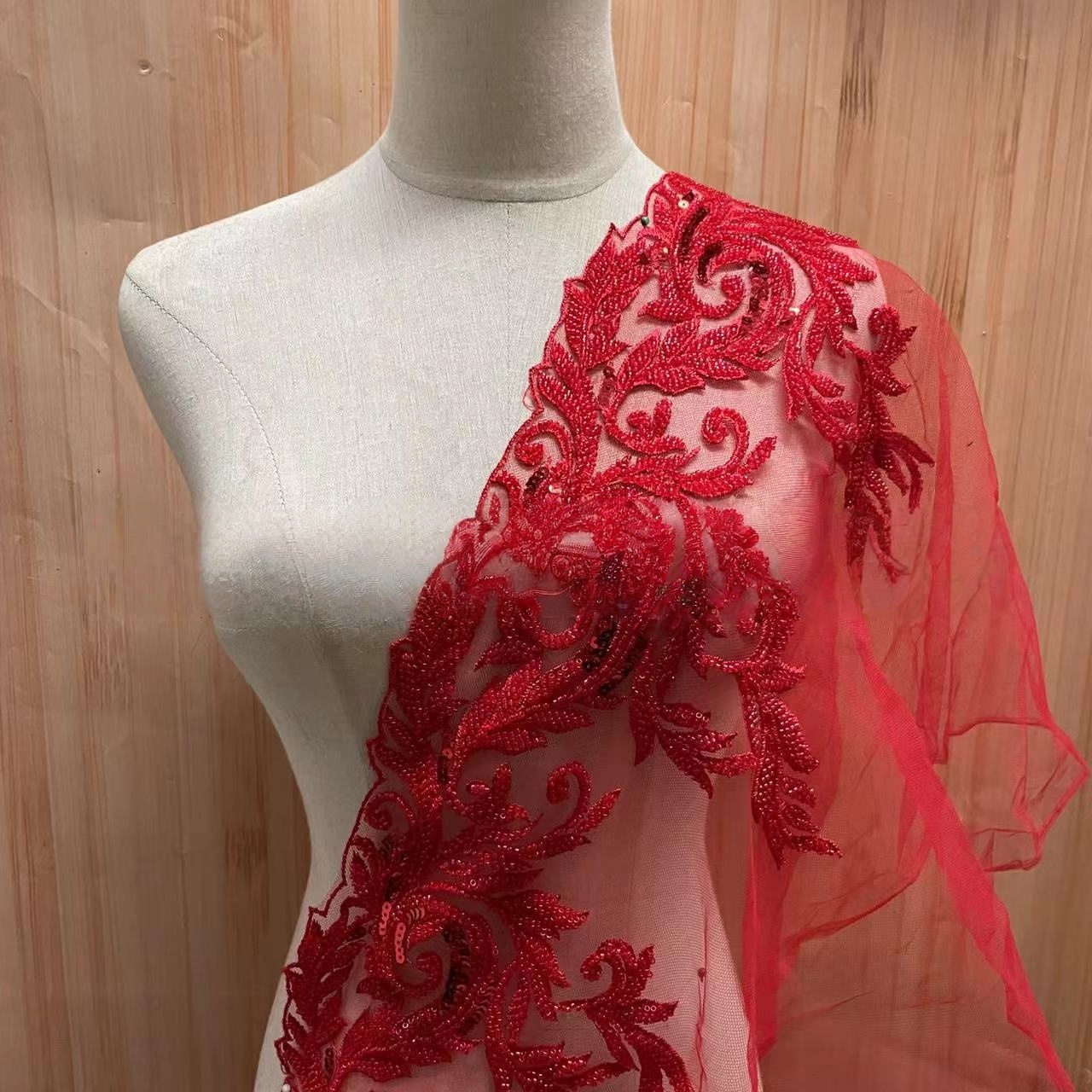 Beaded Embroidery Lace Trim wi - Beaded Trim Fringe recensie en prijs