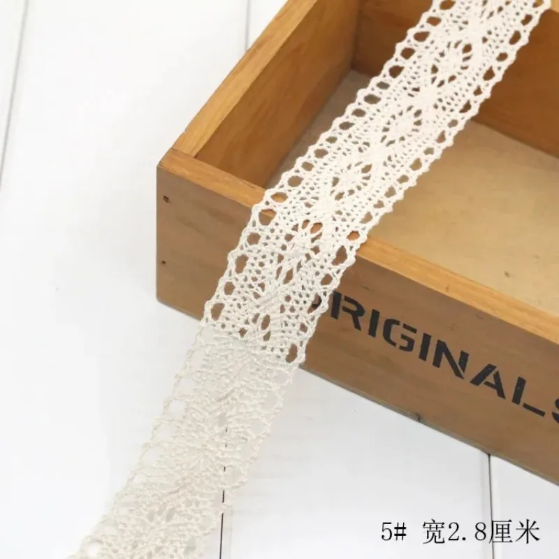 Ivory White Cotton Lace Trim R - Lace Ribbon Trim recensie en prijs