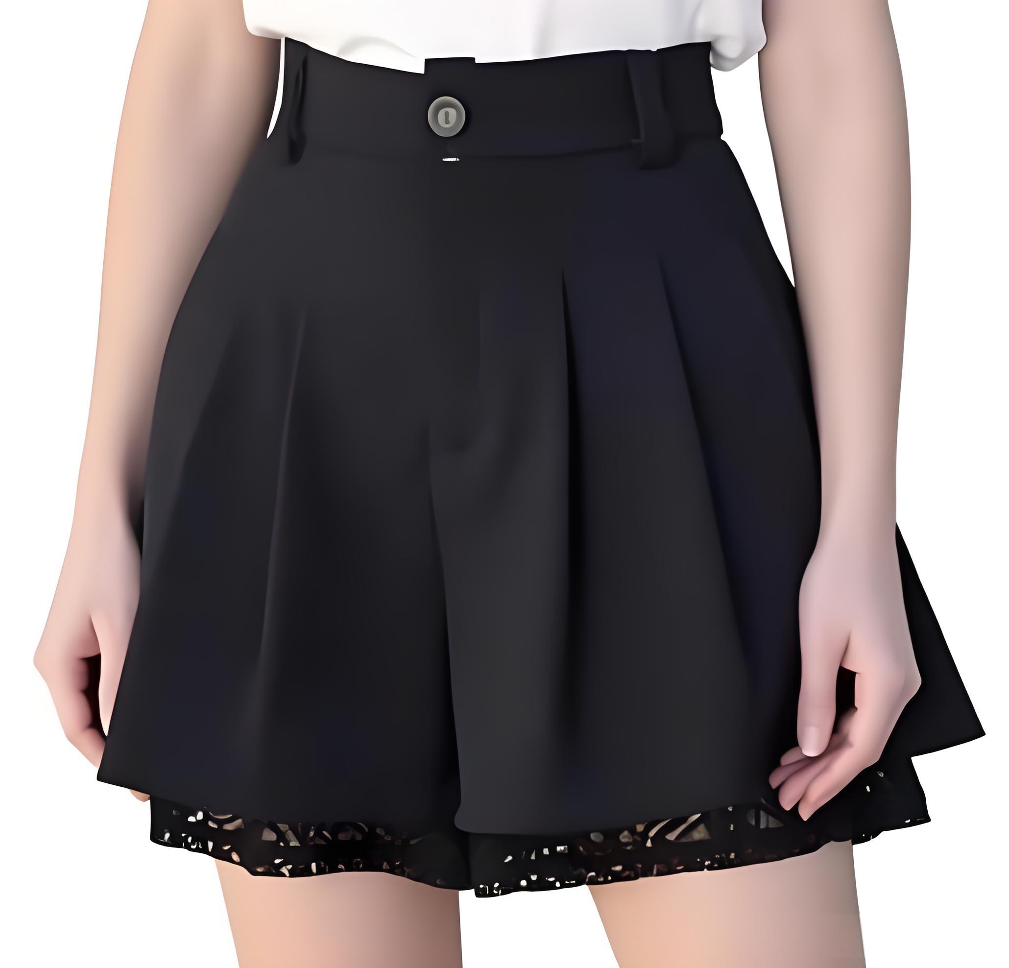 Women Casual High Waist Tailor - Elastic Lace Trim recensie en prijs