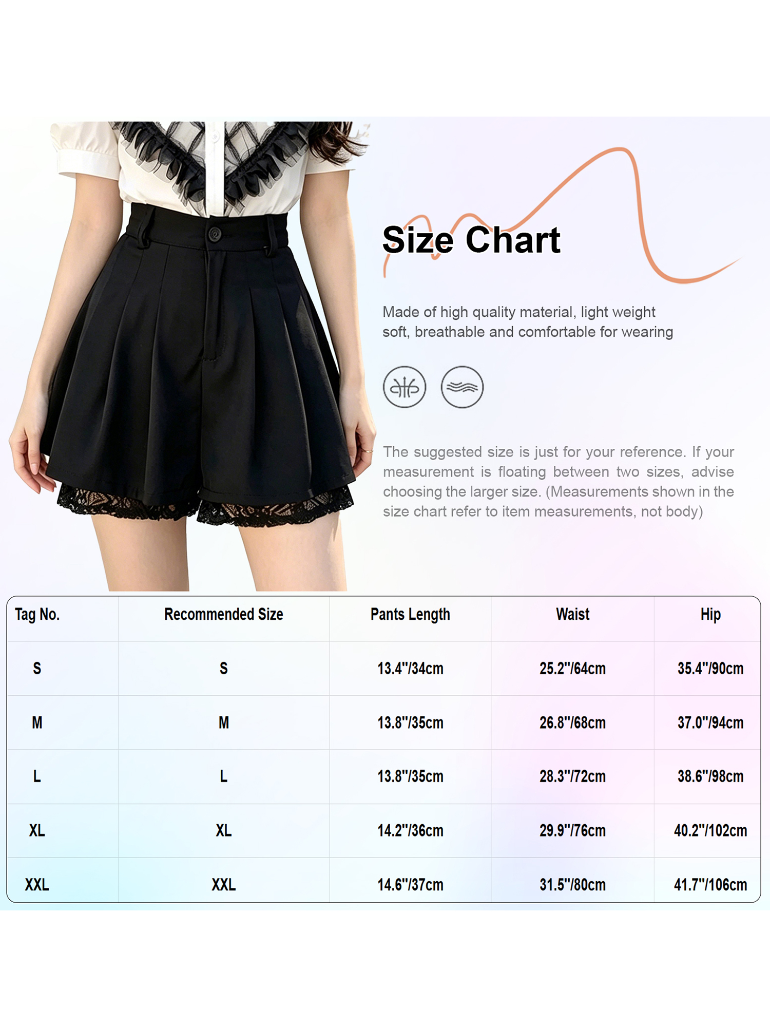 Women Casual High Waist Tailor - Elastic Lace Trim recensie en prijs