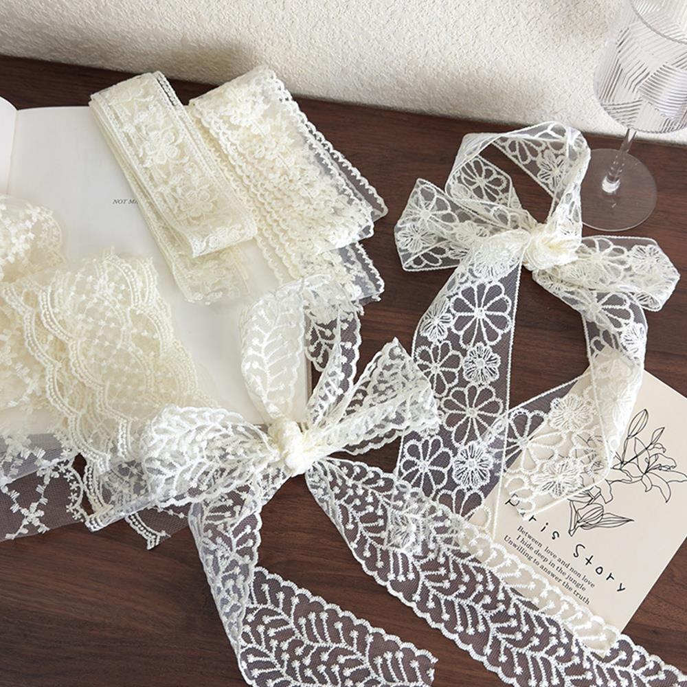 Elegant Lace Scarf Bow Necklac - Lace Ribbon Trim recensie en prijs