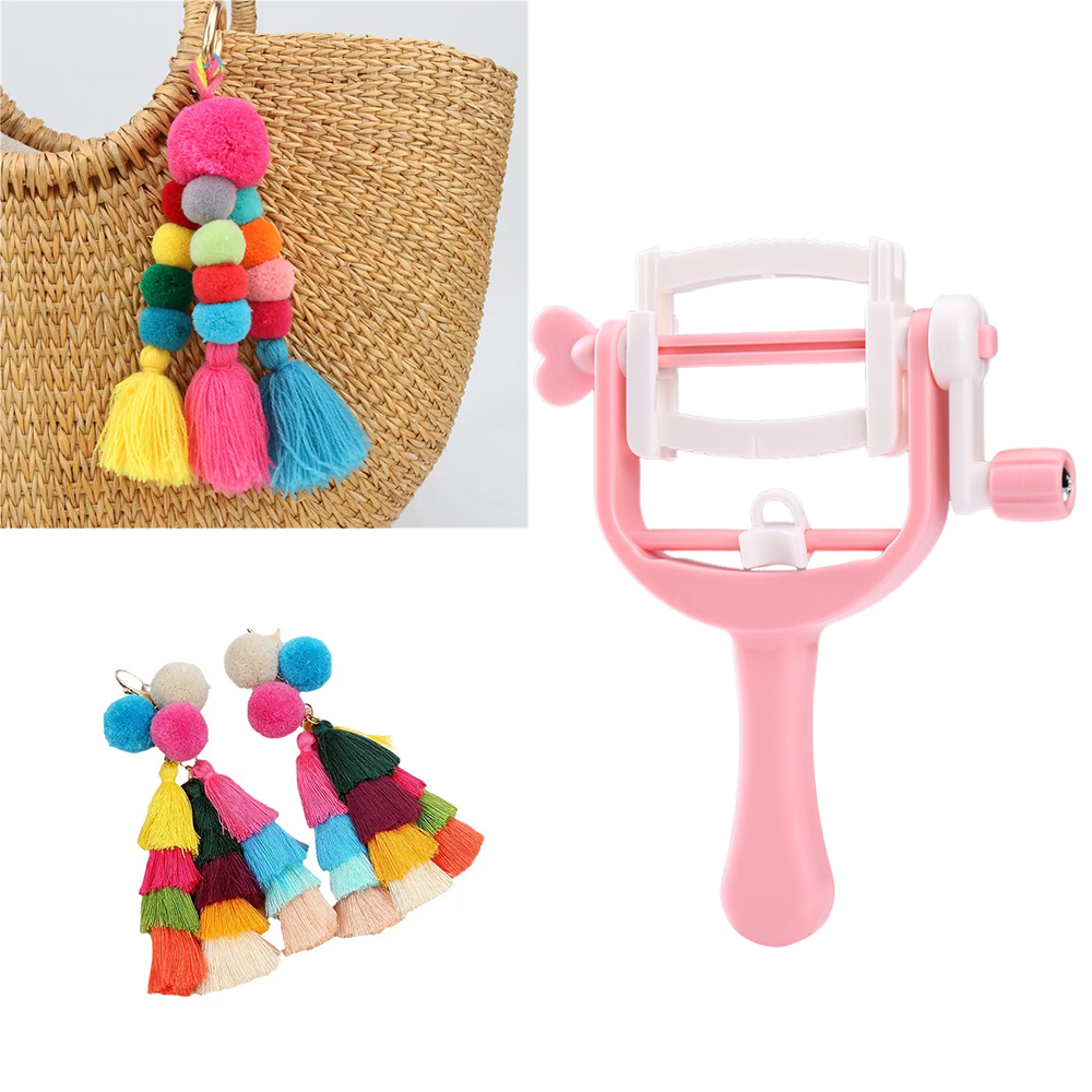 DIY Home Hand Crank Rope Weavi - Pom Pom Maker Tool recensie en prijs