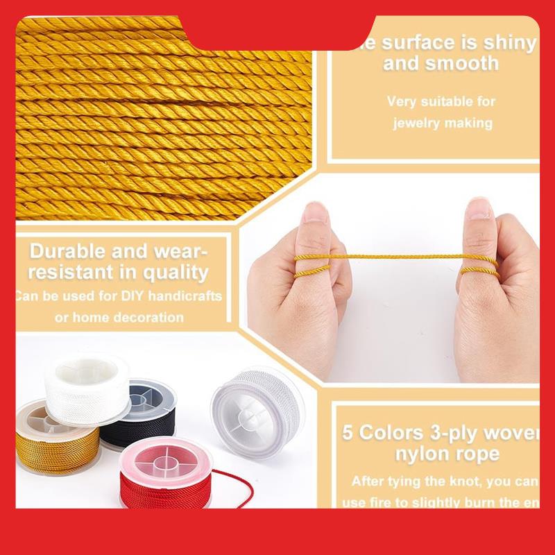 Twisted Nylon Cord 3-Ply Satin - Cord Trim Twisted recensie en prijs