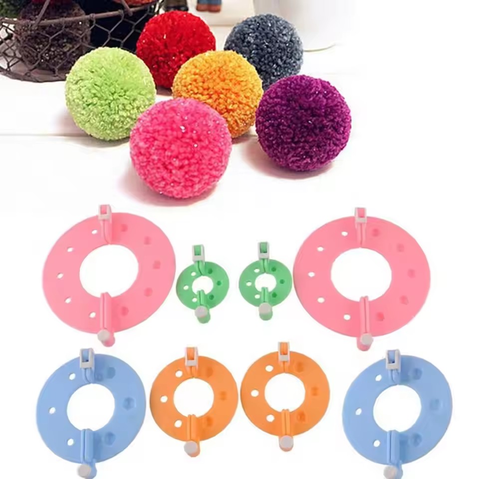 8PCS 4 Sizes Fluff Ball Weaver - Pom Pom Maker Tool recensie en prijs