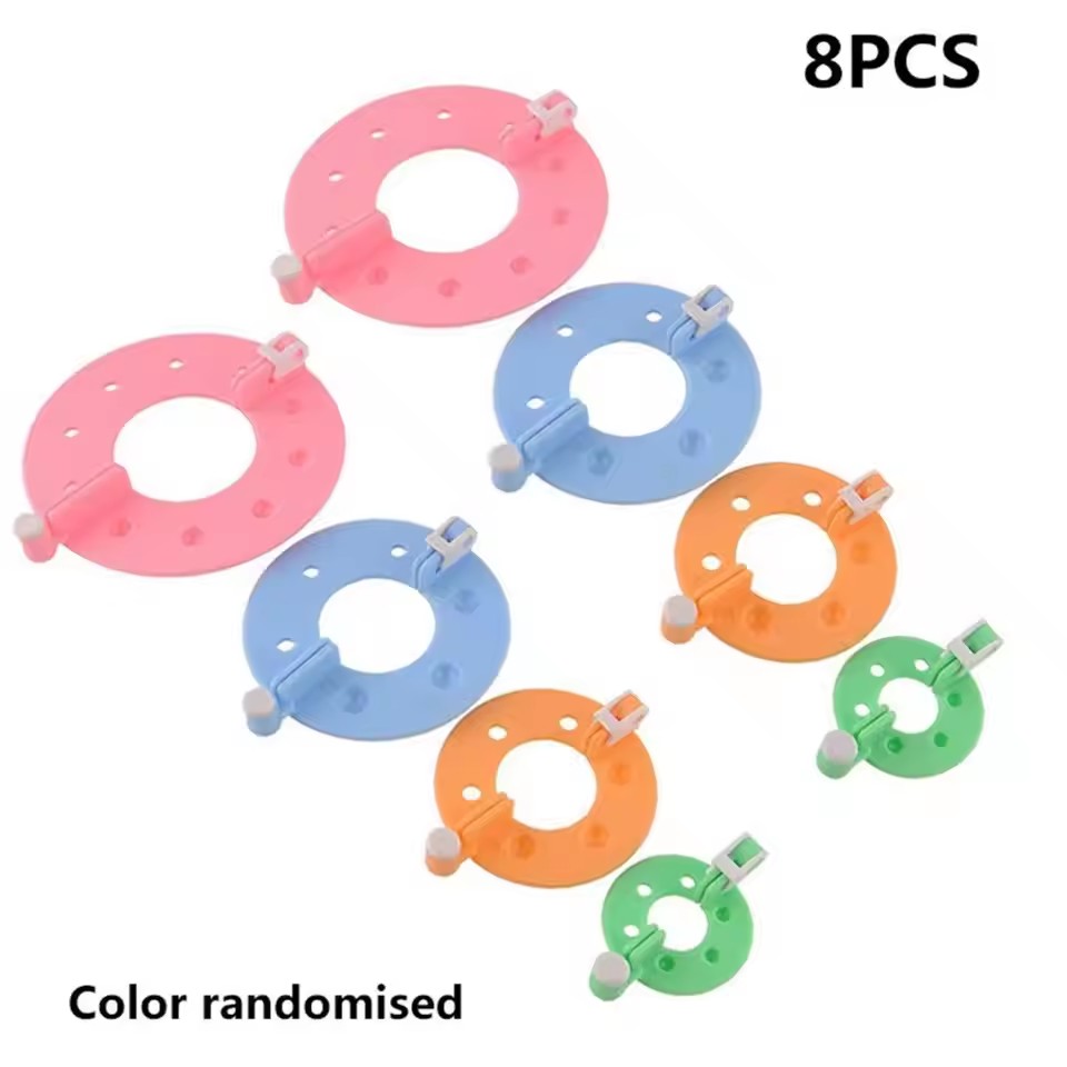 8PCS 4 Sizes Fluff Ball Weaver - Pom Pom Maker Tool recensie en prijs