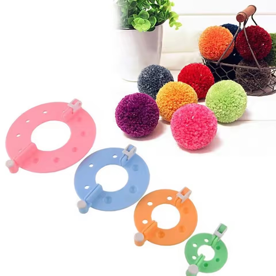 8PCS 4 Sizes Fluff Ball Weaver - Pom Pom Maker Tool recensie en prijs