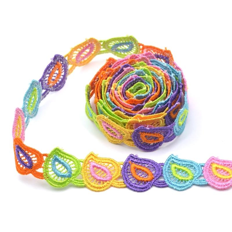 R1WE 15 Yards 2.5cm Colorful H - Lace Ribbon Trim recensie en prijs