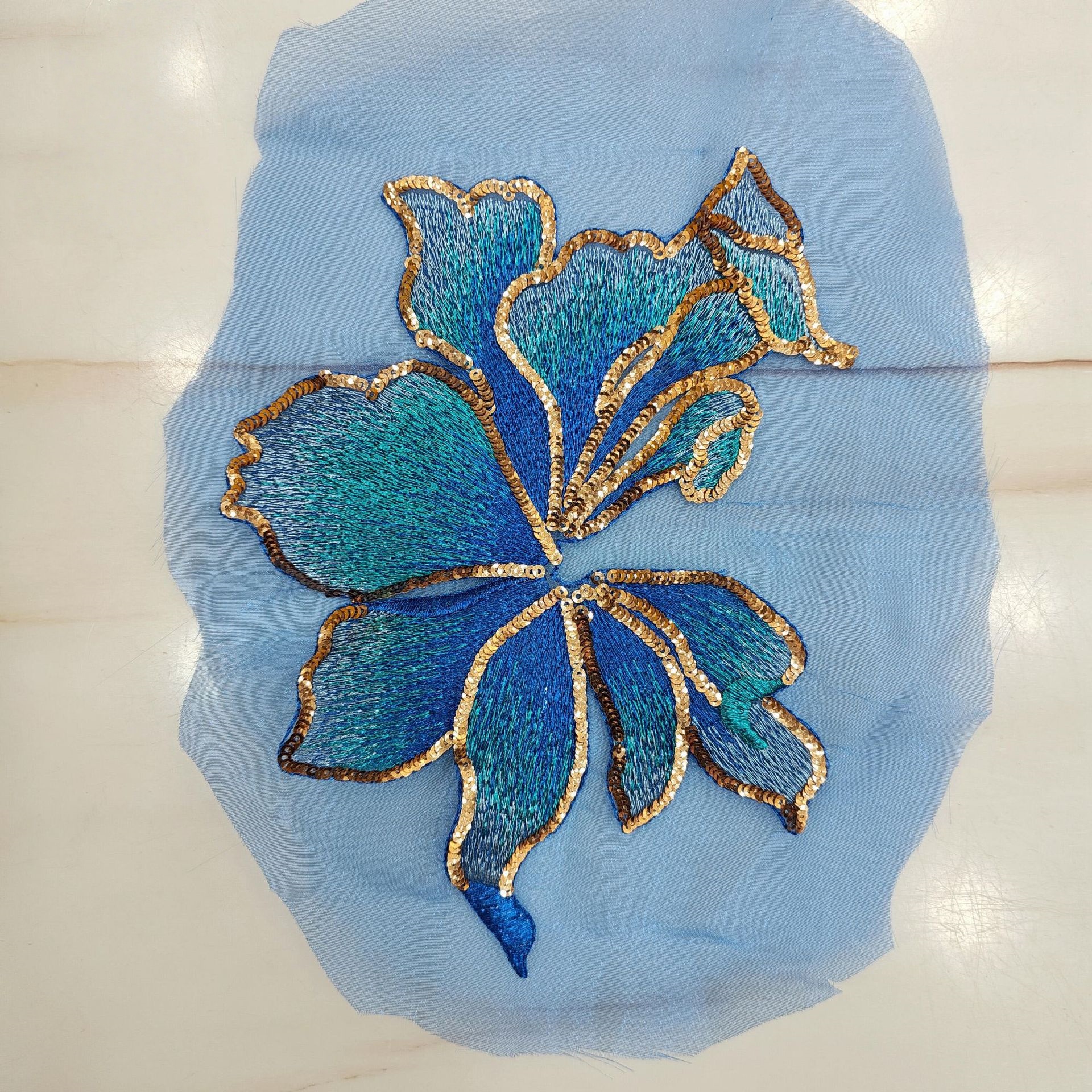 Organza Embroidery Applique Pa - Craft Embellishments recensie en prijs