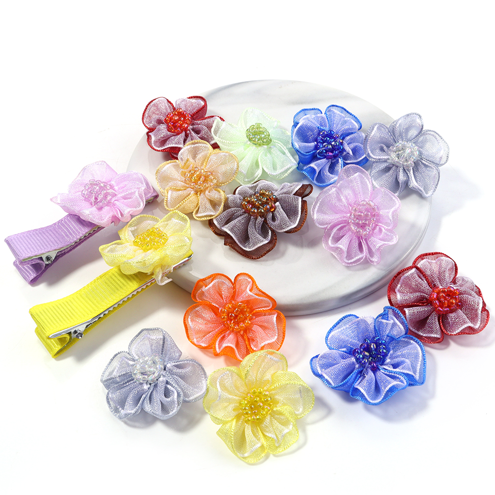 10Pcs/Lot Mesh Flower Applique - Applique Patch Flower recensie en prijs