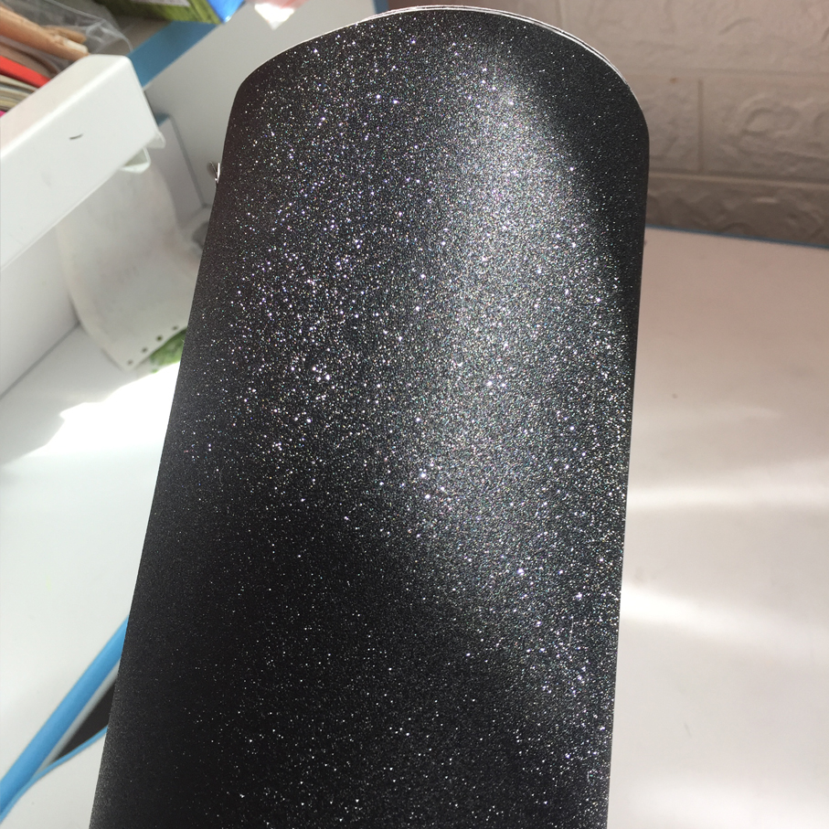 50CM*300CM black Glitter Diamo - Glitter Vinyl Roll recensie en prijs