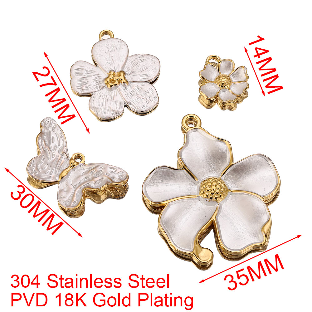 4PCS Stainless Steel White Cha - Embellishment Crafts recensie en prijs