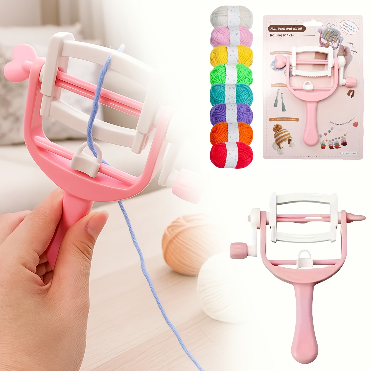 Hand-cranked Winding Coil Fur  - Pom Pom Maker Tool recensie en prijs