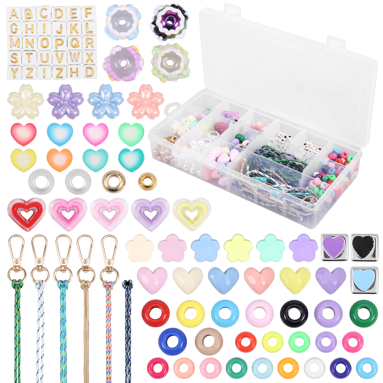 421PCS Beaded Keychain Making  - Embellishment Crafts recensie en prijs
