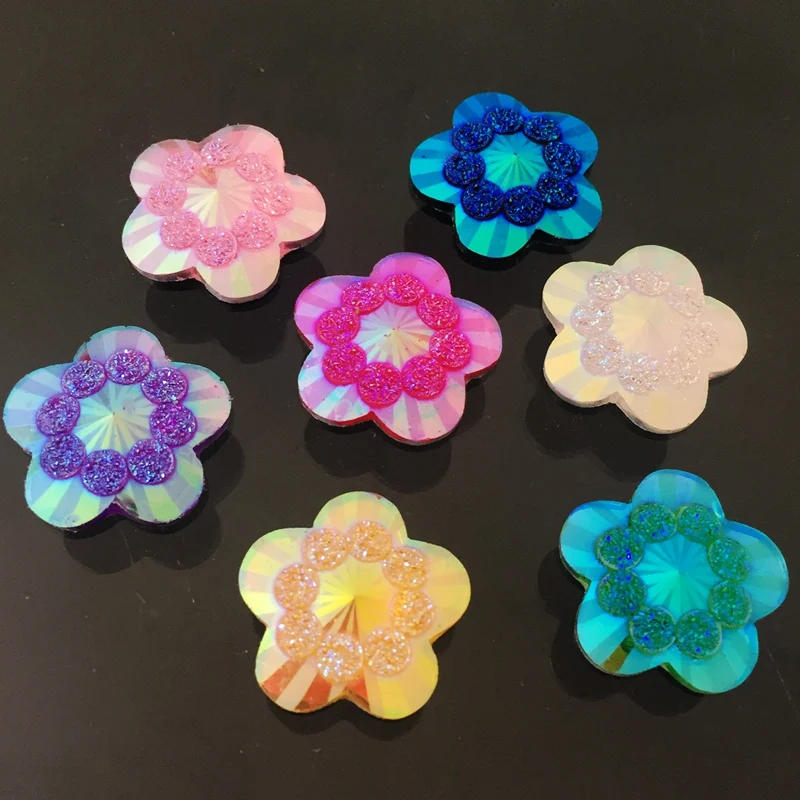 20pcs 20mm ab mixed color flow - Embellishment Glue Craft recensie en prijs