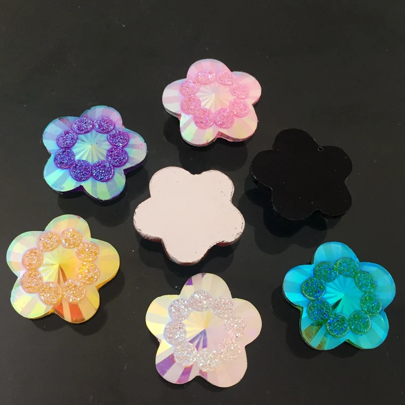 20pcs 20mm ab mixed color flow - Embellishment Glue Craft recensie en prijs