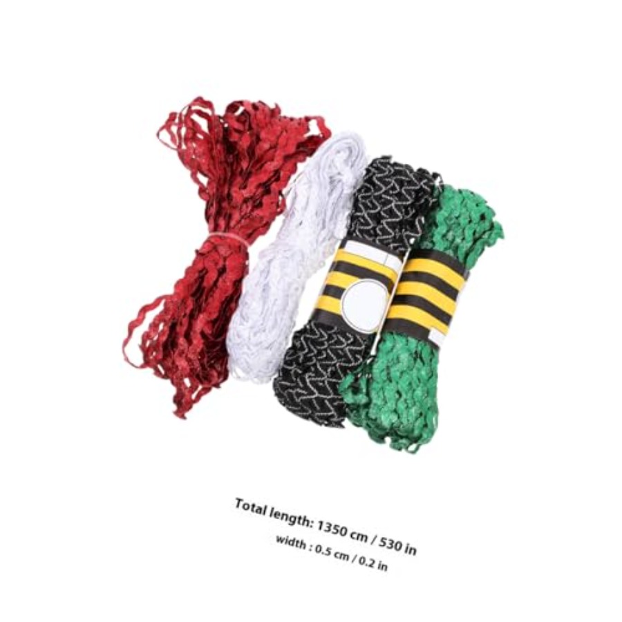 4 Rolls 15 Yards Waving Bendin - Fringe Ribbon Sewing recensie en prijs