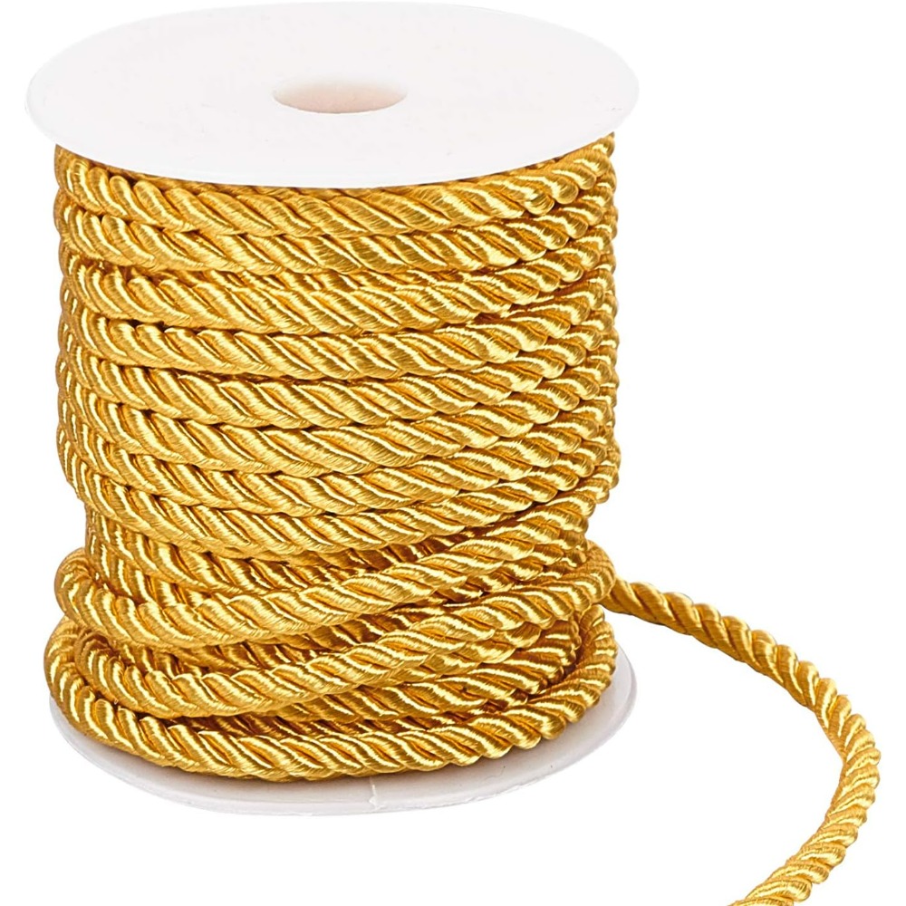 59 Feet Gold Cord 5mm Twisted  - Cord Trim Twisted recensie en prijs