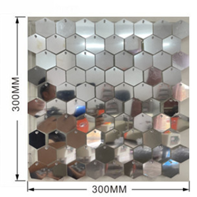 1pc Hexagon Sequin Backdrop Pa - Sequin Fabric Panel recensie en prijs