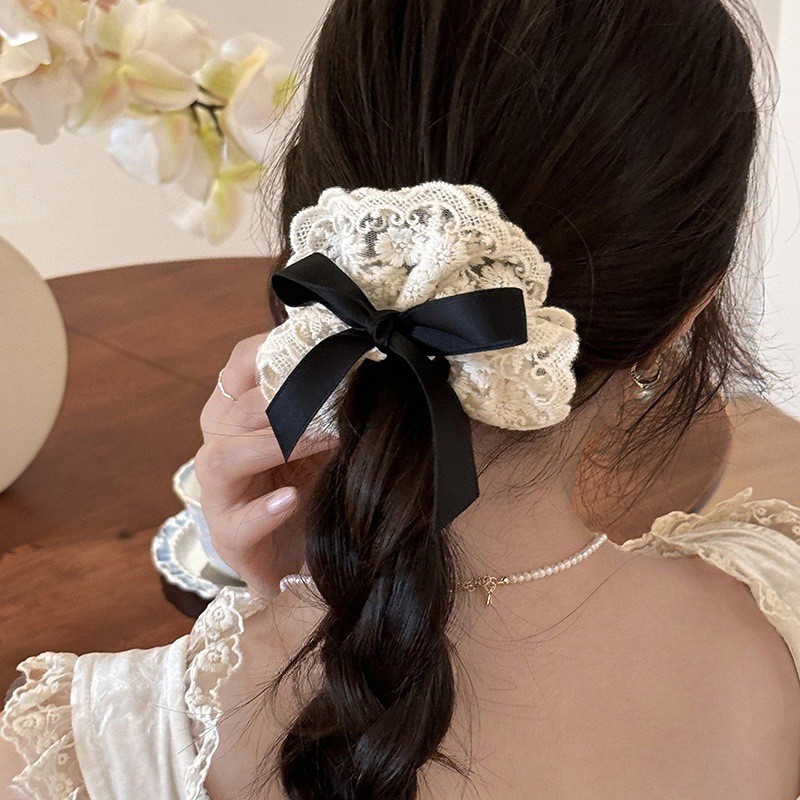 French retro double layered bo - Lace Ribbon Trim recensie en prijs