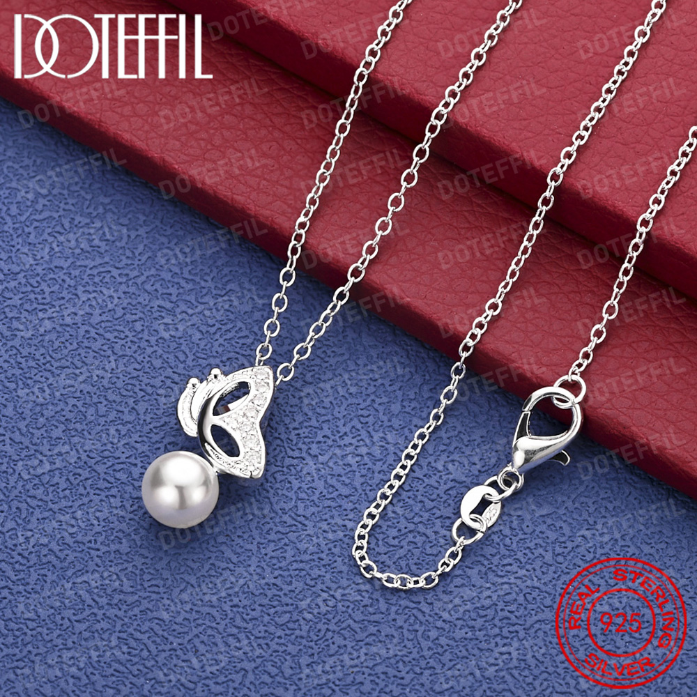 925 Sterling Silver Exquisite  - Pearl Trim Chain recensie en prijs
