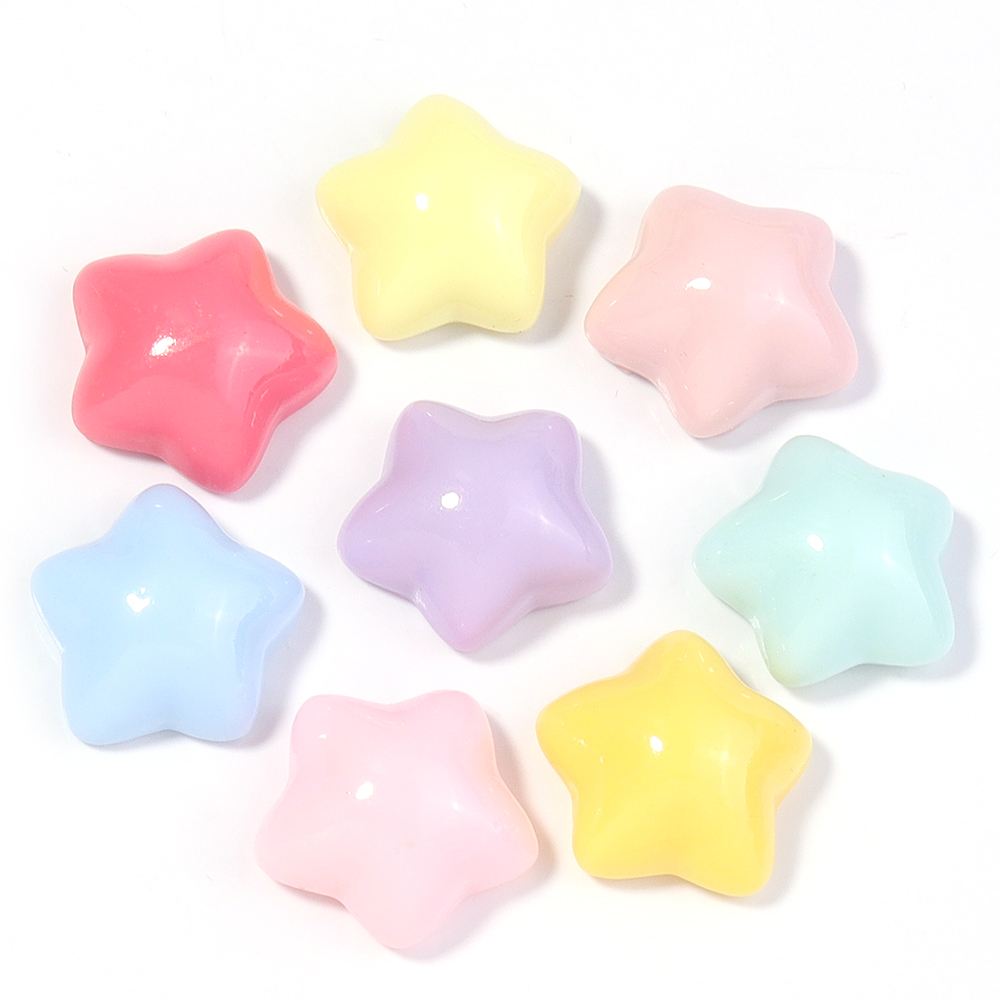 50pcs/lot 16mm Colorful Star R - Craft Embellishments recensie en prijs