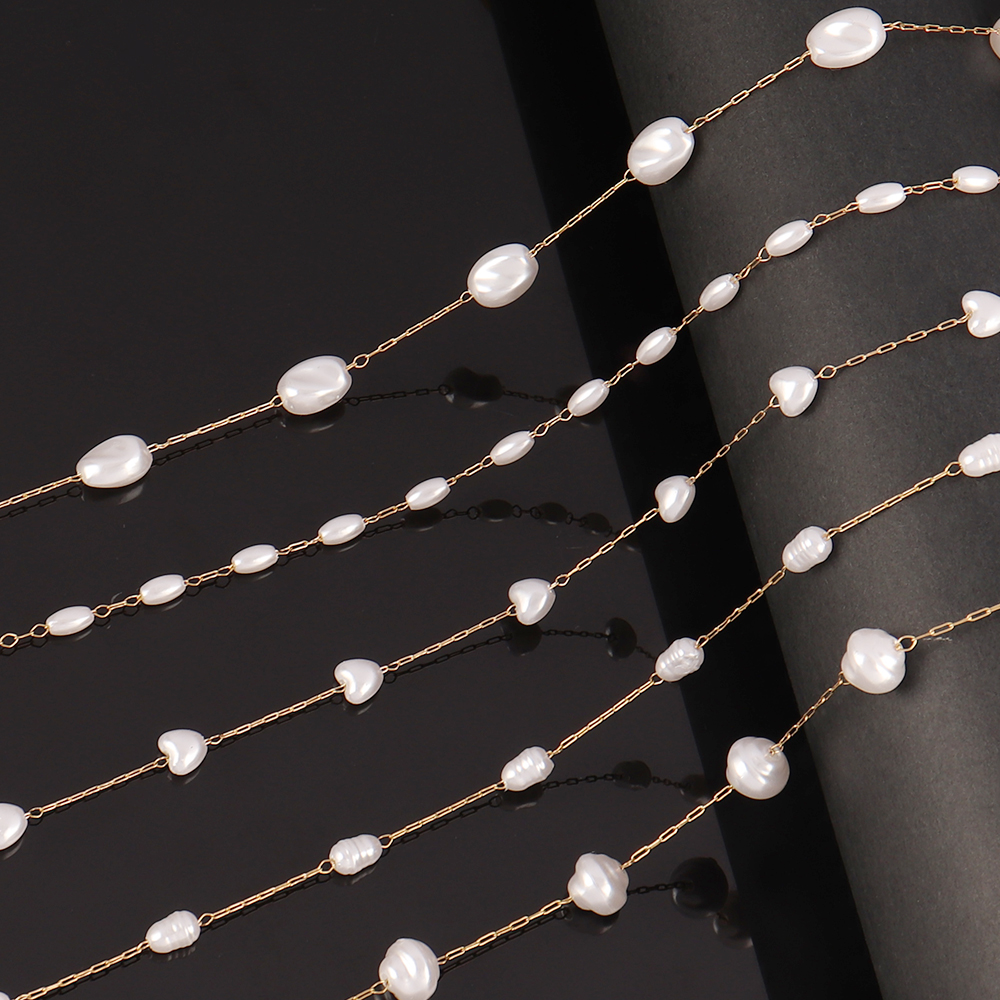 1Meters Stainless Steel Chain  - Pearl Trim Chain recensie en prijs