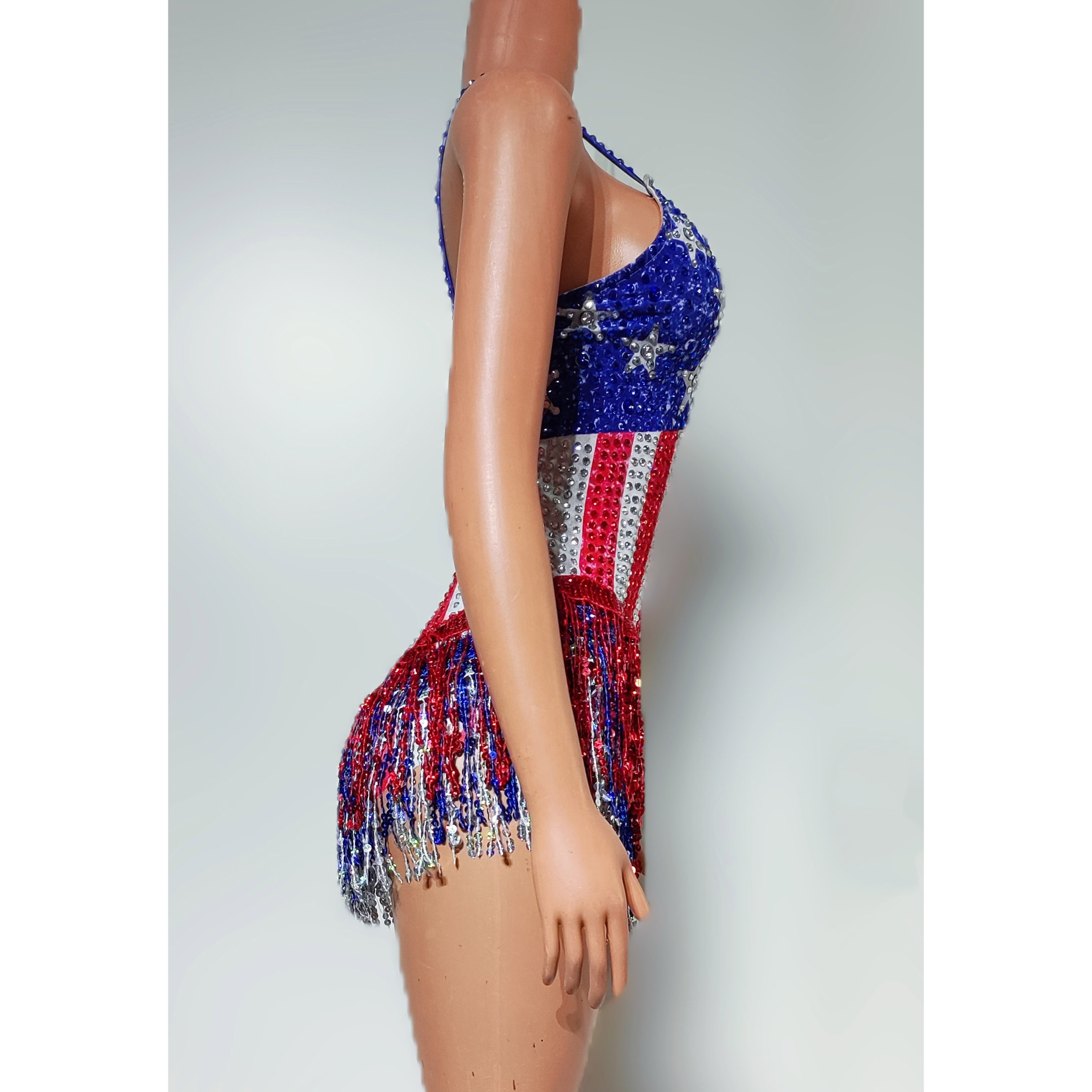Dance Singer Costume Bar Night - Rhinestone Banding Trim recensie en prijs