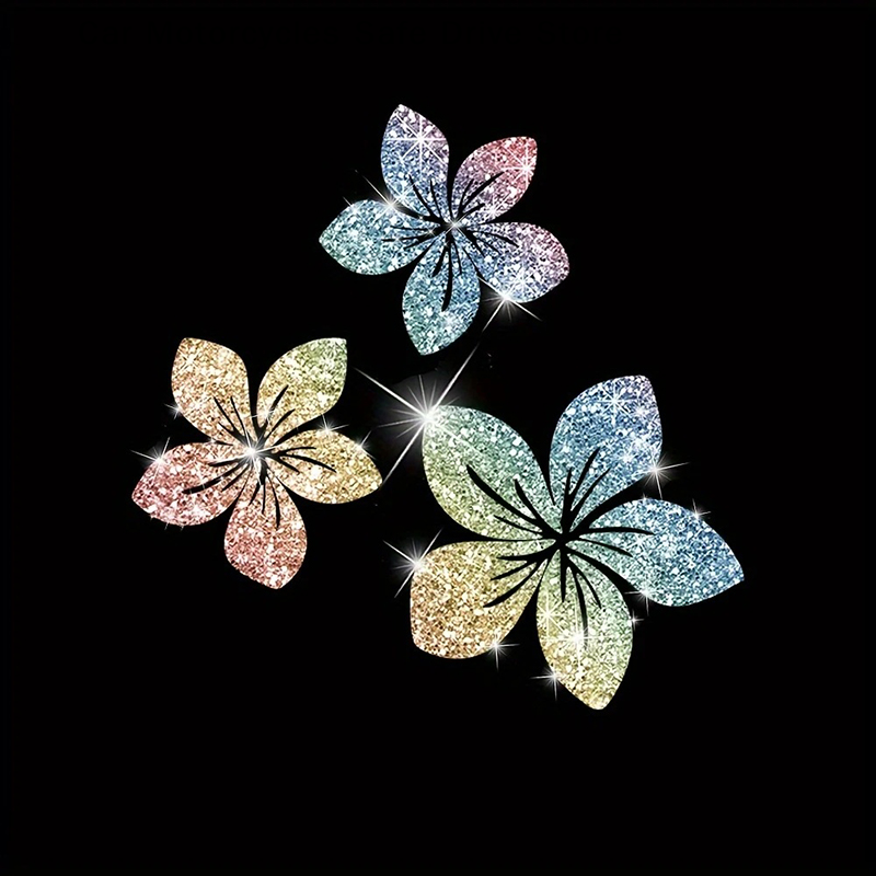 Floral Glitter Decorative Car  - Glitter Vinyl Roll recensie en prijs