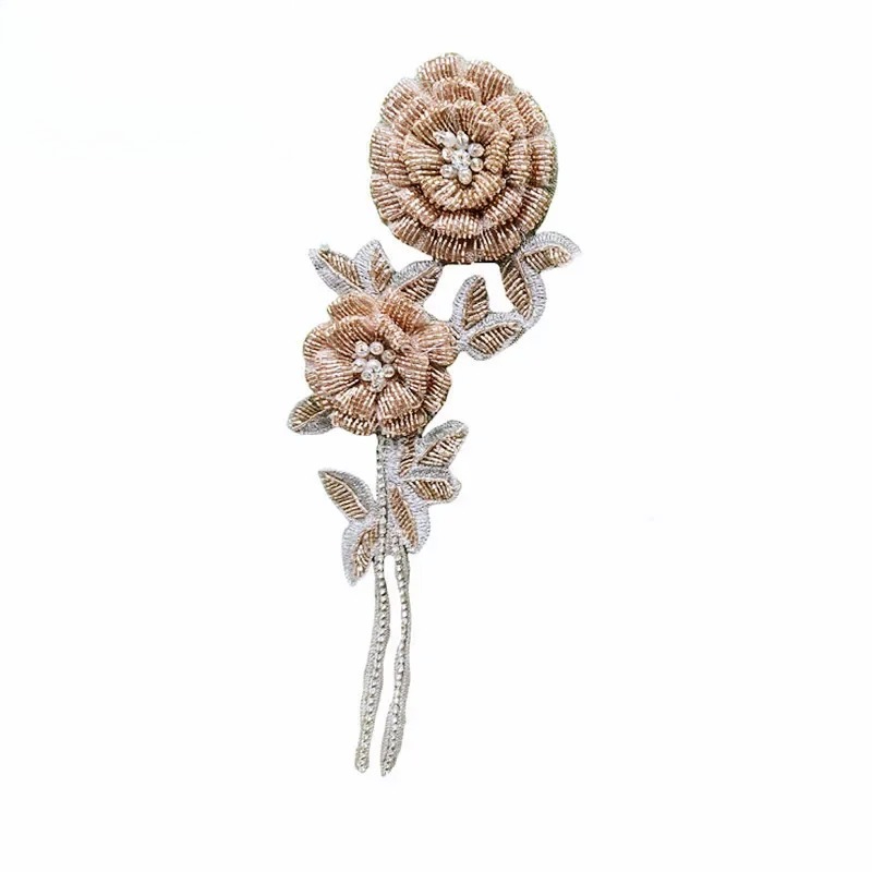 NEW Multicolor Handmade Beaded - Applique Patch Flower recensie en prijs