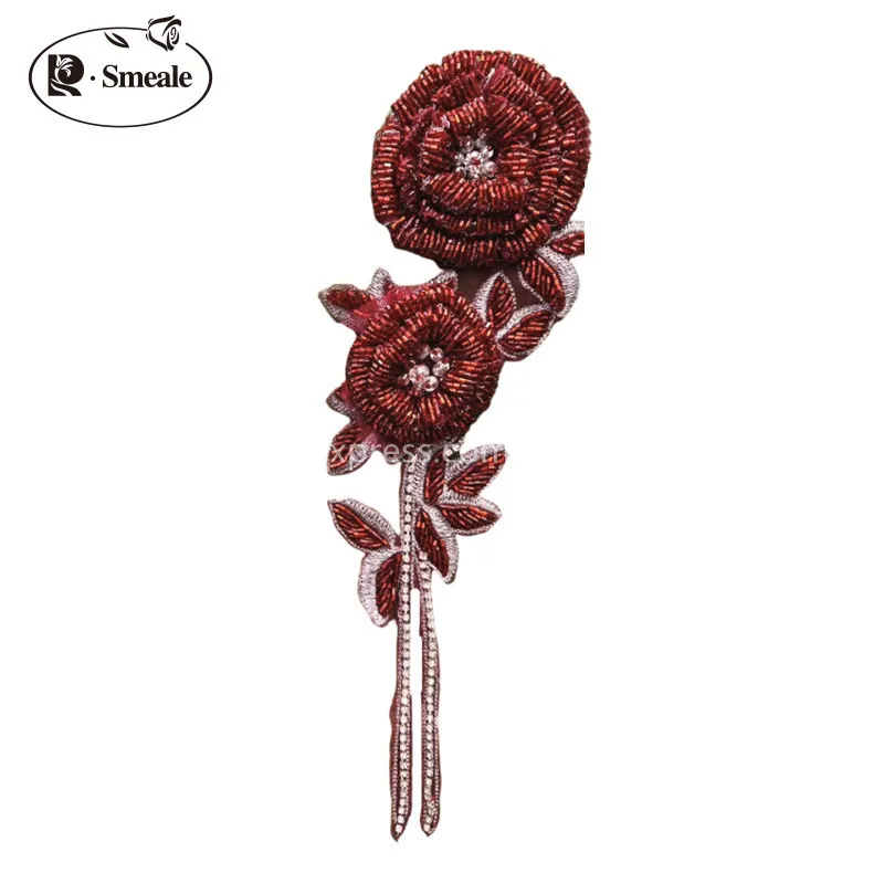 NEW Multicolor Handmade Beaded - Applique Patch Flower recensie en prijs