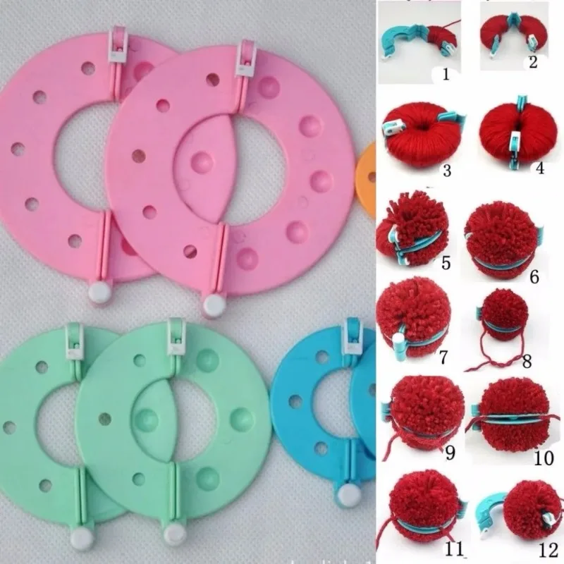 8PCS 4Sizes Fluff Ball Weaver  - Pom Pom Maker Tool recensie en prijs