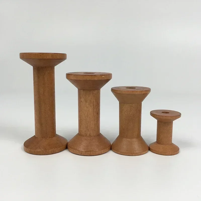 1Pc Brown Big Wood Empty Spool - Organza Ribbon Spool recensie en prijs