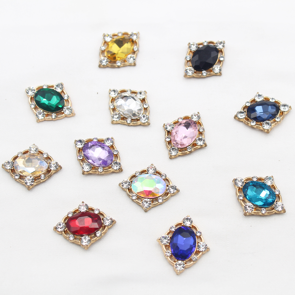10Pcs Vintage Crystal Sew on C - Craft Embellishments recensie en prijs