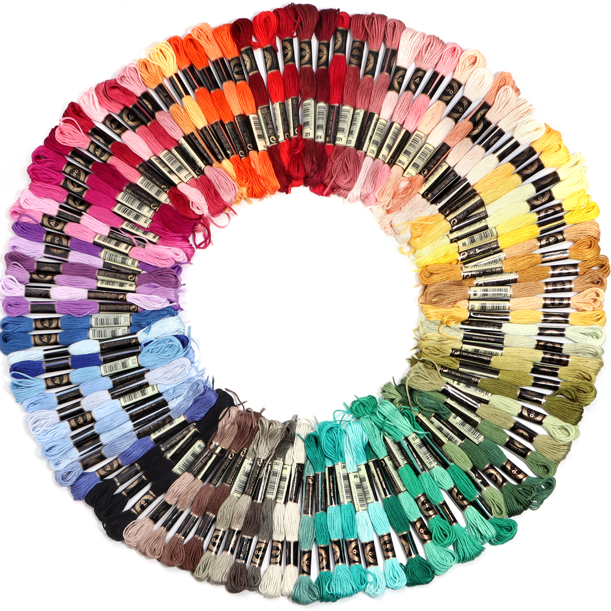 6Pcs/Lot Multicolor Polyester  - Embroidery Embellishments recensie en prijs